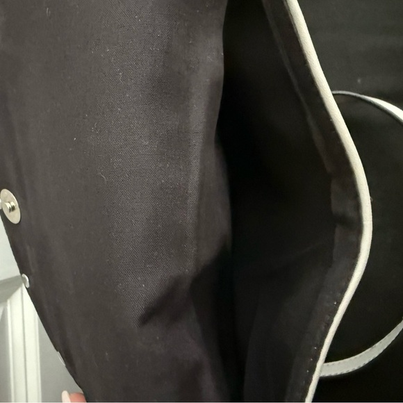 Gray Crossbody Saddle Bag | Silver Hardware | Adjustable Strap - Picture 2 of 6